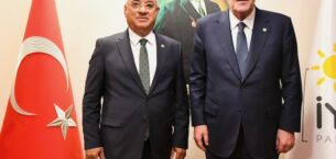 DSP Genel Başkanı Aksakal’dan İYİ Parti Genel Başkanı Dervişoğlu’na Hayırlı Olsun Ziyareti